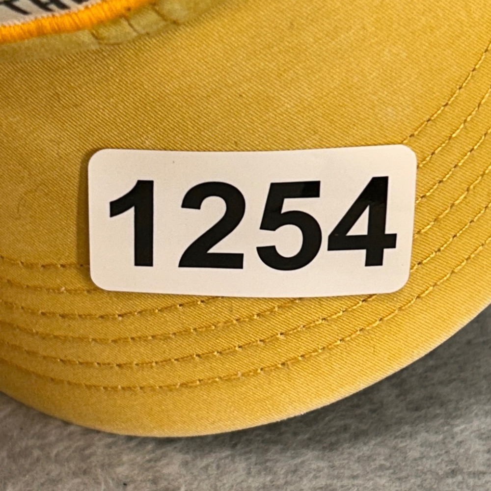 Folly Beach Surfing The Washout Mens Yellow Legacy Baseball Hat Patch OSFA - Picture 12 of 12